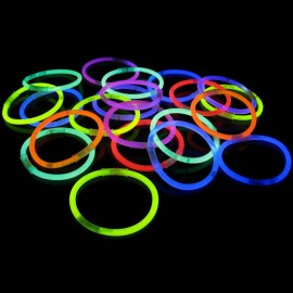 Pulseras Luminosas Unicolor (100 uds)