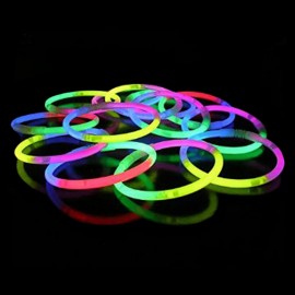 Pulseras Luminosas Tricolor (100 uds)