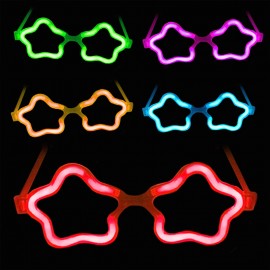 Gafas Fluorescentes Estrella a Granel (50 uds)
