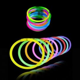 Pulseras Luminosas Unicolor (15 uds)